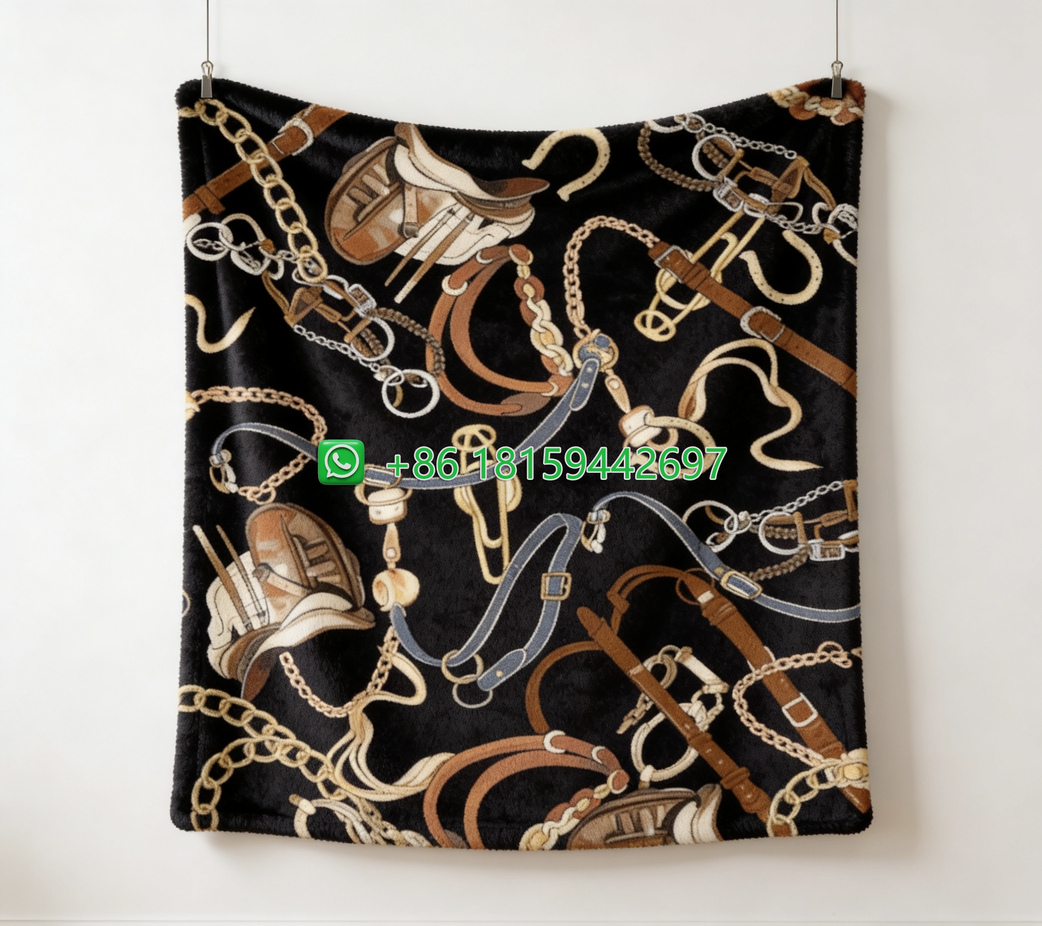 Hermes Throw Blankets